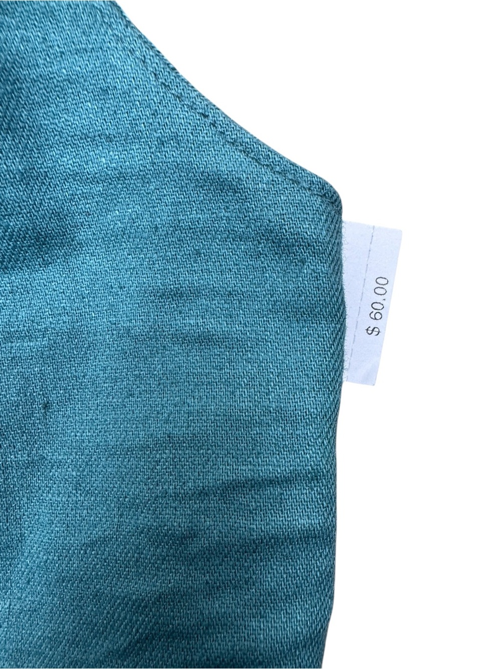 NWT Banana Republic Linen Blend Teal Crop Sleeveless Tank Top Size 6 Corset - Picture 3 of 5